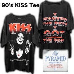 USA製 KISS ALIVE / WORLDWIDE TOUR ‘96 ‘97 L BLACKPINK ROSE着 90年代 90’s ビンテージ デッドストック ロックTシャツ バンドT