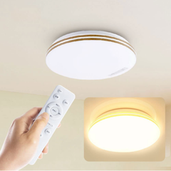 【大特価】木目調  LEDシーリングライト　リモコン付き6~8畳
