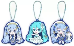 【中古】雑貨 全3種セット ラバーマスコット 「ガシャポンくじ 初音ミク SNOW MIKU 2021 雪ミク2021 あそーと」 B賞