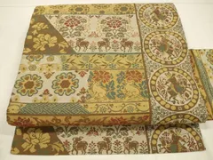 平和屋着物○全通柄 九寸名古屋帯 菱舞花びら間道