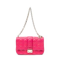 DIOR ディオール ミディアム ミス ディオール フューシャ カナージュラムスキンレザー AB