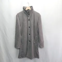 ◇ ⊇ SOMEDIFF スタンドカラー 長袖 コート サイズXL グレー レディース E  【1502180078026】
