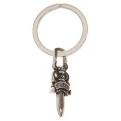 CHROME HEARTS (クロムハーツ) RNG & No5 DGGR スプリットキーリング キーホルダー ダガーチャーム シルバーのサムネイル
