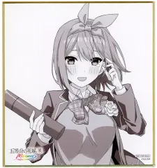 【中古】紙製品 中野四葉 描き下ろしミニ色紙 「五等分の花嫁展 Memories」 入場特典
