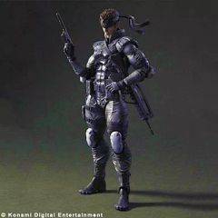 【中古】フィギュア PLAY ARTS改 ソリッド・スネーク 「METAL GEAR SOLID」 アクションフィギュア