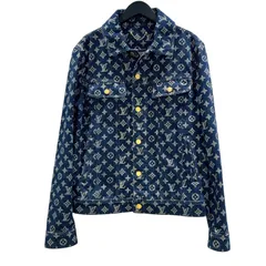 ら*中様 Louis Vuitton モノグラム デニムジャケット 44 LOUIS VUITTON - LOUIS VUITTON ルイ・ヴィトン デニム