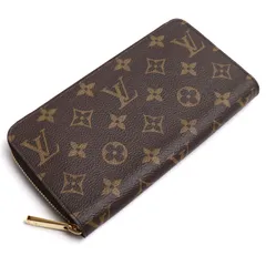 LOUIS VUITTON ルイ・ヴィトン ジッピーウォレット 長財布 ラウンドファスナー モノグラム ブラウン M42616 ICチップ ユニセックス 中古 極美品