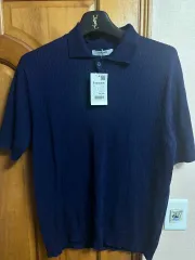 8seconds(エイトセカンズ) リブ ネイビー Kara ショートスリーブニット