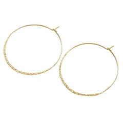 【ゴールド×ピアス】[Cream dot. クリームドット公式] ピアス レディース  フープ 金属アレルギー ニッケルフリー キャッチレス スターダスト加工 大きめ 大人 上品 エレガント きれいめ シンプル 