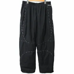 シュプリーム SUPREME 美品 23FW Logo Piping Track Pant ロゴパイピングトラックパンツ ナイロン ロゴ刺繍 ブラック 黒 Mサイズのサムネイル