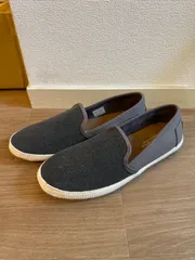 【新品未使用】TOMS トムス スリッポン スニーカー キャンバス レディース ブラック SABADOS BLACK CANVAS TEXTURED US5 US6 US6.5 US8のサムネイル