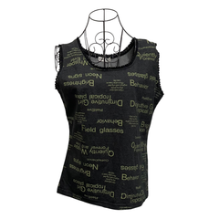 Lish a Plus  レディース　  トップス  　シャツ/ブラウス(半袖/袖なし)　XL(LL)　ブラック系　グリーン系