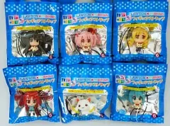 【中古】ストラップ(キャラクター) 全6種セット カラコレちび LAWSON×魔法少女まどか☆マギカ フィギュアストラップ