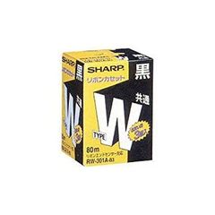 SHARPシャープ ワープロ用リボンカセット EW黒3個入 RW-201A-B3 - メルカリ