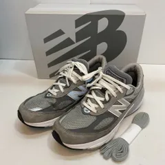 03w09087 ニューバランス New Balance 990V6 Grey Heel Logo NB Made in USA スニーカー サイズ28.0cm