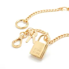 [完売] miumiu マテラッセミラーケーストリック　チャーム ミュウミュウ リップケース＆キーリングチャーム マドラス ラブ