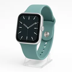 Apple Watch バンド マーメイドミント シリコン 38/40/41/42mm対応 Series1〜10・SE/SE2｜爽やかカラー 軽量 スポーツタイプ