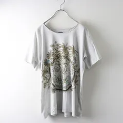 【値下げ】フランス製 JPタグ エルメス HERMES コットン プリント フレンチスリーブTシャツ 36//ライトグレー トップス カットソー【2400014303674】のサムネイル