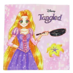 【メール便】塔の上のラプンツェルx中川翔子 ハンドタオル プリントウォッシュタオル シャイニングラプンツェル ディズニープリンセス 林タオル 汗拭きタオル キャラクター グッズ 