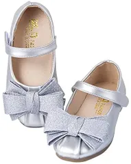 シルバー_19.0~19.5 cm [しあわせ倉庫] ガールズ フォーマル ドレス シューズ 子供靴 女の子 ピアノ 発表会 結婚式 演奏会 パーティー セレモニーシューズ (シルバー 19.0)