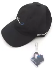 【中古】グッズセット 叶 キャップ＆アクリルキーホルダー 「バーチャルYouTuber にじさんじ ChroNoiR BLACK COLLECTION by ZOZOTOWN」