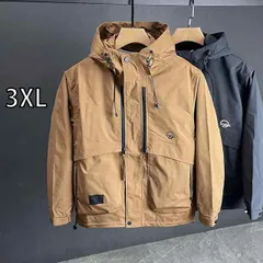 [3XL]メンズ  服  シンプル ファッション オシャレ 大人 かっこいい 大きいサイズ ストリート 紳士服 ジャケット  カジュアル フード トップス 秋 