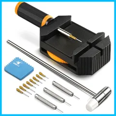 【迅速発送】【JOREST】腕時計 ベルト調整 工具セット、時計 ピン 抜き 工具、腕時計 バンド調整、ピン 外し 工具、取扱説明書（英語版）のサムネイル