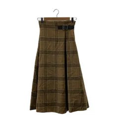 O'NEIL OF DUBLIN / オニールオブダブリン | MARTINIQUE別注 チェック ウール キルトスカート | 8 | ベージュ系 | レディース