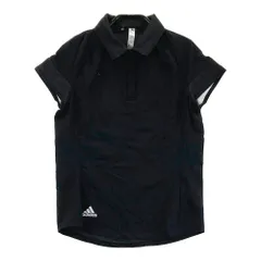 サイズ：M ADIDAS GOLF アディダスゴルフ 2022年モデル 半袖ポロシャツ  ブラック系 [240101340250]# ゴルフウェア レディース ストスト