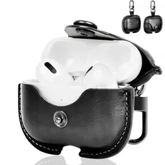 【新着商品】AirPods Pro ケース レザー 第1世代/ 第2世代 エアーポッズプロケース 男女兼用 イタリアンレザー airpods pro ケース 革 高級本革 PUレザー 全面保護 フロントLEDライトが隠れない ワイヤレス充電に対応 衝撃吸収保護