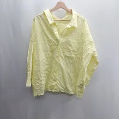 ◇ ⊂ ITEMS URBAN RESEARCH 長袖 シャツ サイズ表記なし イエロー レディース E  【1409240024941】