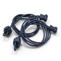 【送料無料1000円】ほどけない 靴ひも 靴紐 ネイビー 結ばない 伸縮 スニーカー ランニング シューズ ビジネス 子供 高齢者 交換 おしゃれ 便利 簡単 フィット 快適 時短 立ち仕事 アウトドア シンプル カラフル　cw-a-3423