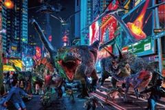 [신품] 퍼즐 Dinosaur in New York [핫토리 마사토] 지그 소 퍼즐 1000 개 [61-460]