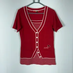 CASTELBAJAC(カステルバジャック) レッド 半袖 ニット ( JPN ）