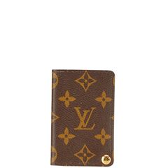 ルイ ヴィトン モノグラム ポルトカルト クレディ プレッシオン M60937 ブラウン PVC レザー レディース LOUIS VUITTON【1-0220163】