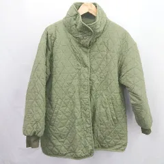 ■ ⊇ FREAK'S STORE フリークスストア リバーシブル 2way 長袖 ジャケット サイズフリー カーキ系 レディース E  【1507160025434】