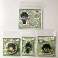 【未開封】 るろうに剣心 京都動乱 るろ剣 明神弥彦 アクリルキーホルダー 缶バッジ アクリルスタンド ノイタミナショップ 4点セット 【まとめ売り】