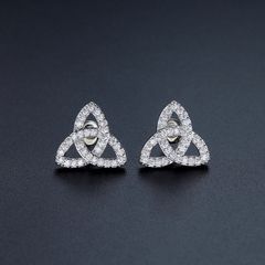 【在庫限り】　ゆり　ピアス　ジルコニア　スタッド
