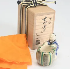 通次阿山作　京焼　昭和　暦手　茶碗　共箱　茶道具 暦手茶碗 (共箱)通次阿山 - 茶道具販売 栗林園