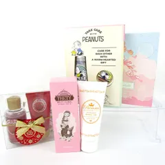 ロクシタン ザボディショップ他 ハンドクリーム ボディミルク スヌーピーコラボ等 5点セット 未使用 まとめて 大量 レディース