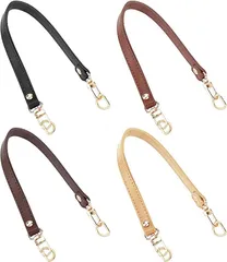 WADORN ショルダーストラップ 革 ストラップベルト ハンドバッグ ハンドル Dリング付き 長さ33.3cm
