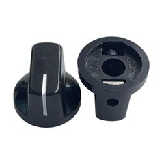 2個セット エフェクター用 Φ19mmノブ 6mm/6.35mmシャフト両対応