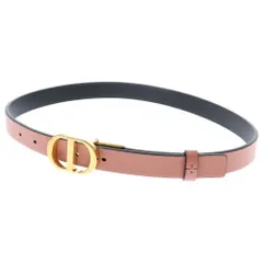 クリスチャンディオール 90s ゴールドバックル イタリアンレザー 本革 ベルト Christian Dior - クリスチャンディオール ゴールドバックル