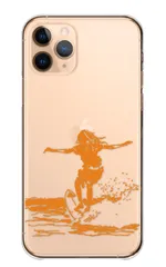 AQUOS sense7 plus A208SH ケース カバー アクオスセンス7 スマホケース ハードケース サーフィン サーファー 海 波 波乗り ビーチ シルエット かっこいい カッコイイ おしゃれ カラー05