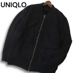 UNIQLO HELMUT LANG ユニクロ ヘルムートラング 裏起毛 アーバン スウェット ジャケット ブルゾン Sz.XL メンズ 黒 大きい