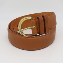 希少】CROCKETT&JONES ベルト ゴールド金具 34 ブラウン - メルカリ