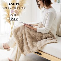 【訳あり】ASHEL ふわもこラビット ひざ掛け 毛布 もこもこ ふわとろ ふわふわ 洗える 洗濯機OK 2枚合わせ 掛け毛布 掛け布団カバー 布団カバー あったか 暖かい 冬用 秋冬 厚手 防寒対策 無地  可愛い おしゃれ