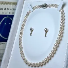アコヤパール真珠 照り綺麗ネックレス 約 5.9～8.9mm 38g 冠婚葬祭