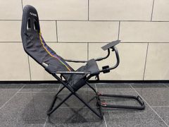 ★展示品★ Playseat Challenge NASCAR Edition スムースレザー レーシングシミュレーター  レーシングホイールスタンド Formula~GTポジション 調整可能なフレーム RN00188