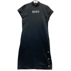 サイズ：M ROSASEN ロサーセン  半袖ワンピース  ブラック系 [240101522535] ゴルフウェア レディース ストスト